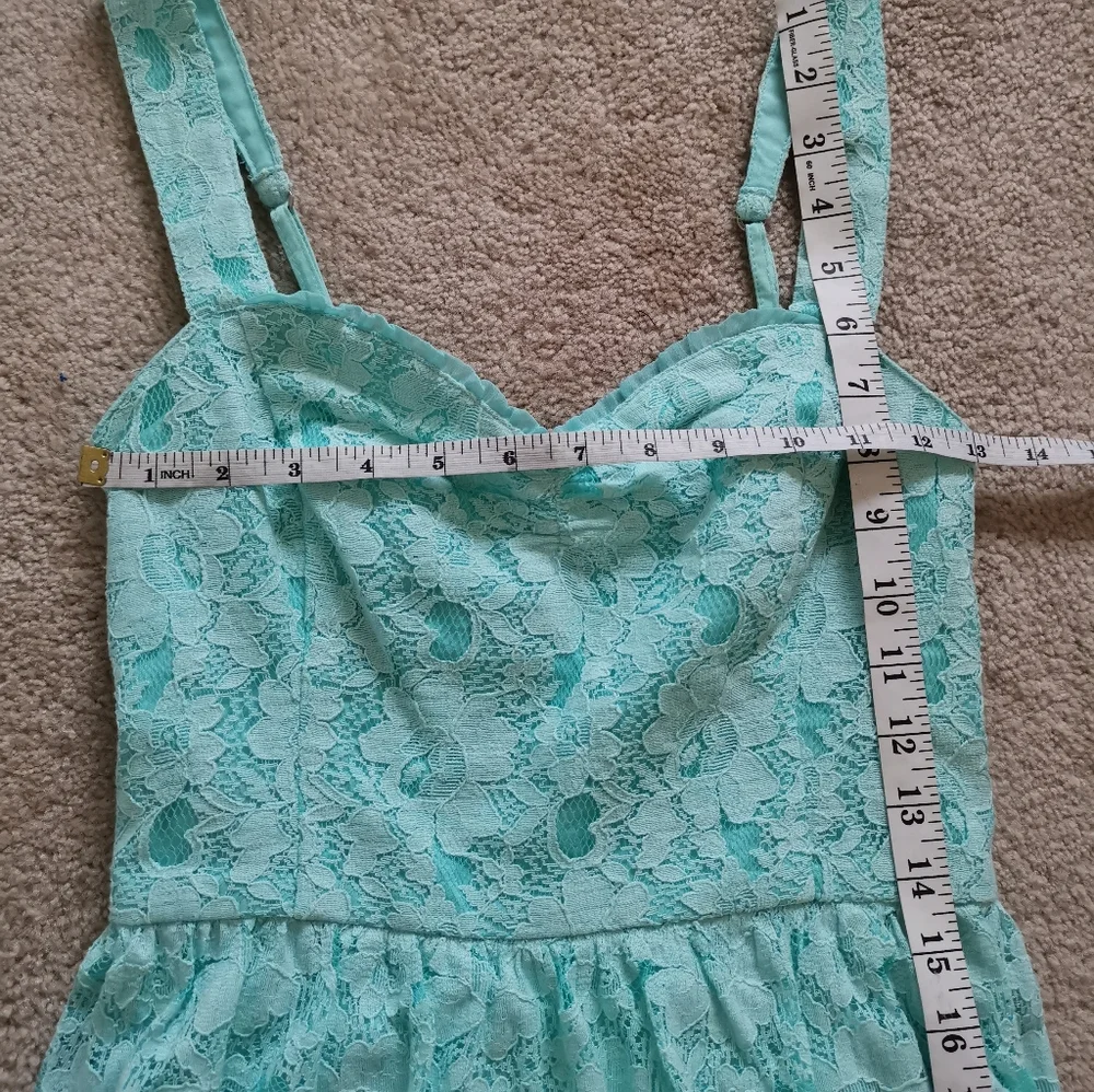 Hollister Tiffany blue lace dress - Picture 11 of 11